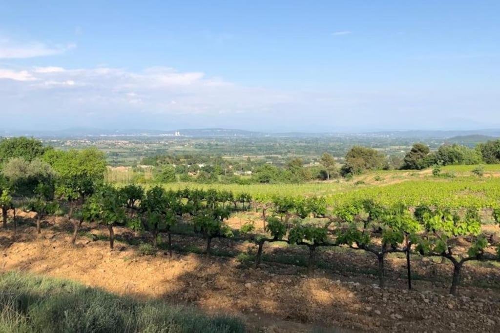 Appartement Tout Equipe En Rez-De-Jardin Entre Gard Et Ardeche Saint-Julien-de-Peyrolas Exteriör bild
