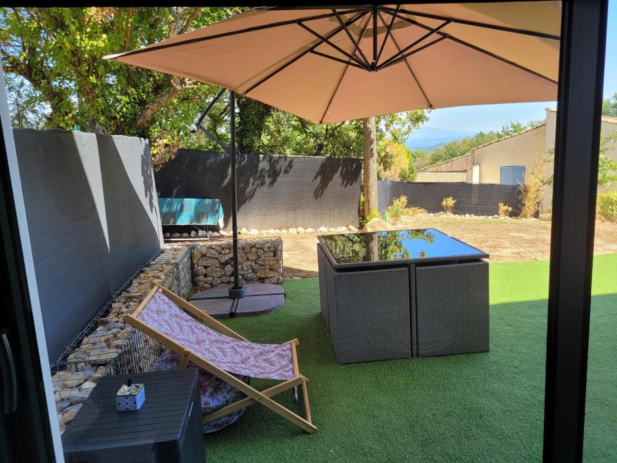 Appartement Tout Equipe En Rez-De-Jardin Entre Gard Et Ardeche Saint-Julien-de-Peyrolas Exteriör bild