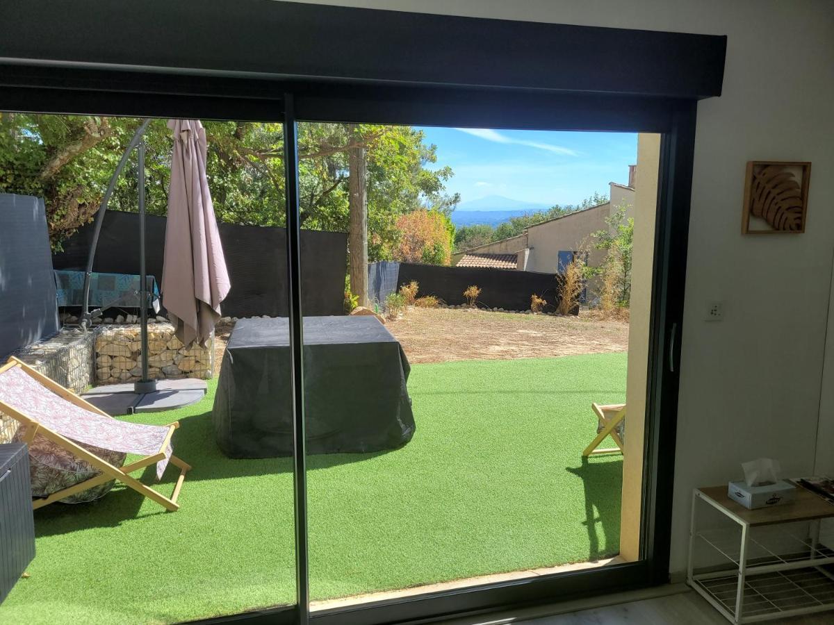 Appartement Tout Equipe En Rez-De-Jardin Entre Gard Et Ardeche Saint-Julien-de-Peyrolas Exteriör bild