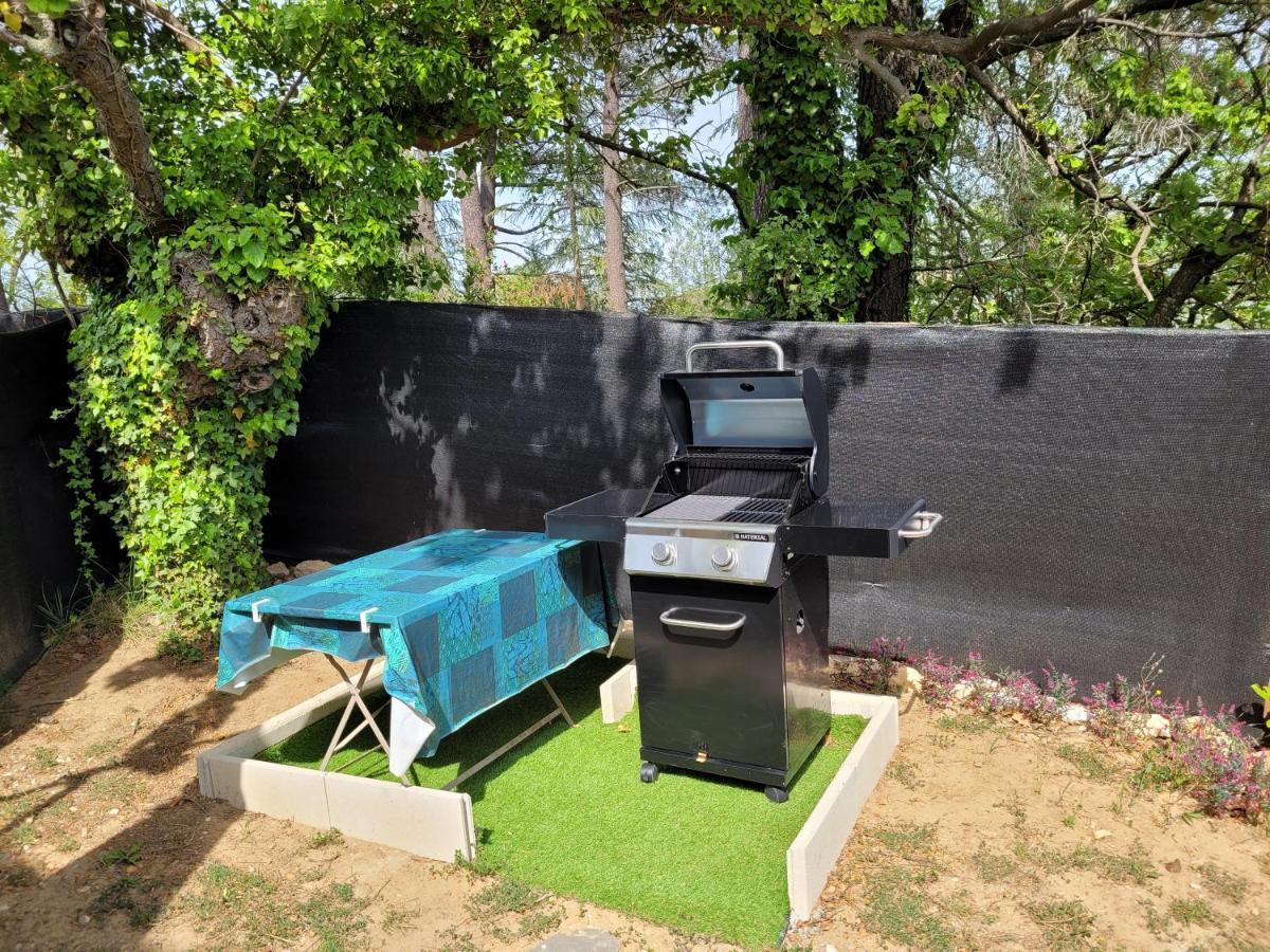 Appartement Tout Equipe En Rez-De-Jardin Entre Gard Et Ardeche Saint-Julien-de-Peyrolas Exteriör bild